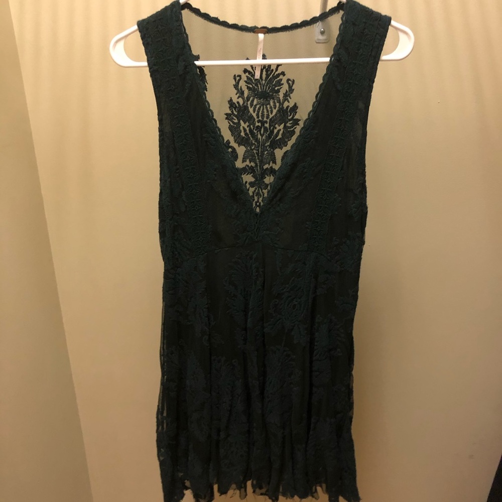 Free people lace mini dress
